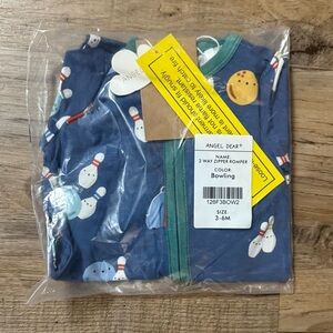 Angel Dear Bowling Print Convertible Romper